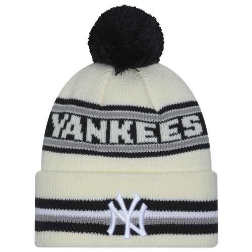 New Era New York Yankees  Yankees Striped Classic Pomknit In Neutral
