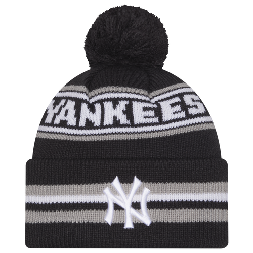 New Era New York Yankees  Yankees Striped Classic Pomknit In Black