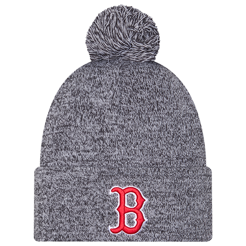 New Era Womens Boston Red Sox Red Sox Marl Pom Knit - Adult - Navy