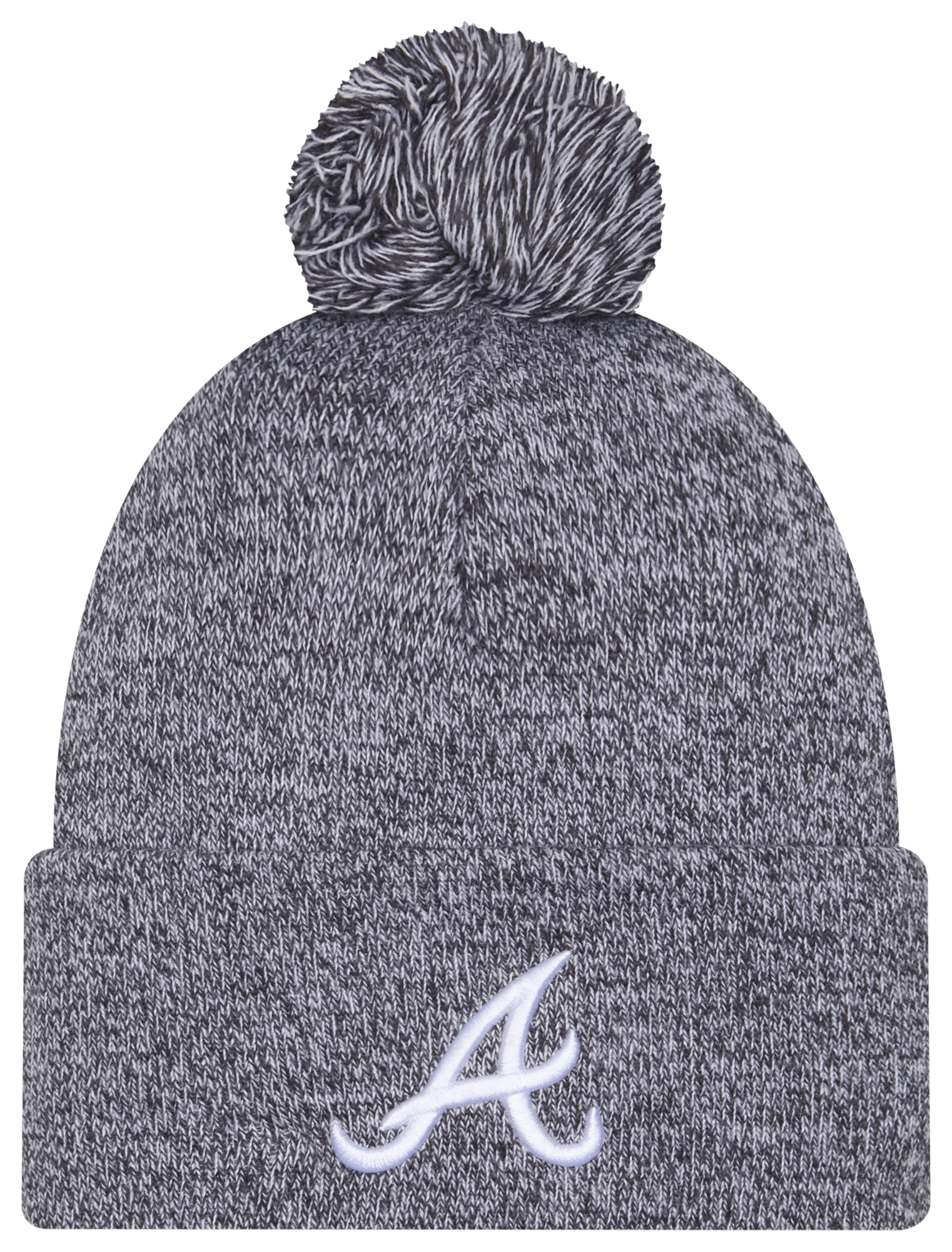 New Era Braves Marl Pom Knit - Adult