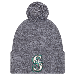 Adult - New Era Mariners Marl Pom Knit - Navy