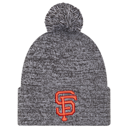 Adult - New Era Giants Marl Pom Knit - Black