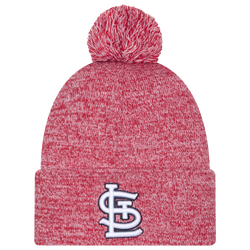 Adult - New Era Cardinals Marl Pom Knit - Red