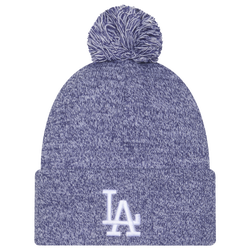 Adult - New Era Dodgers Marl Pom Knit - Blue