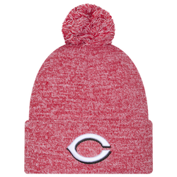 Adult - New Era Reds Marl Pom Knit - Red