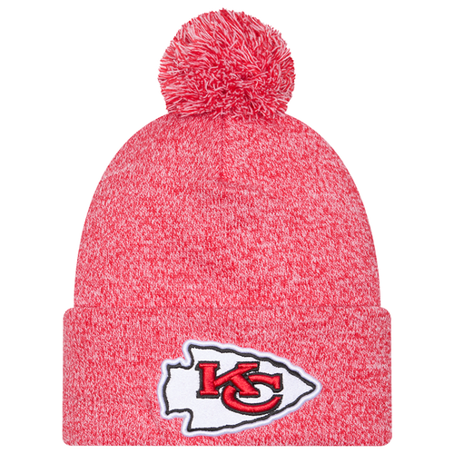New Era Kansas City Chiefs  Chiefs Marl Pom Knit In Red