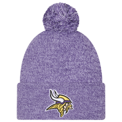 Adult - New Era Vikings Marl Pom Knit - Purple