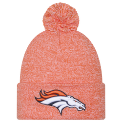 Adult - New Era Broncos Marl Pom Knit - Navy