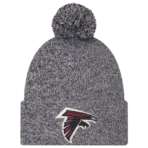 New Era Atlanta Falcons  Falcons Marl Pom Knit In Black