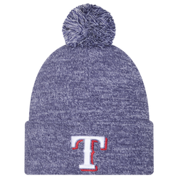 Adult - New Era Rangers Marl Pom Knit - Navy