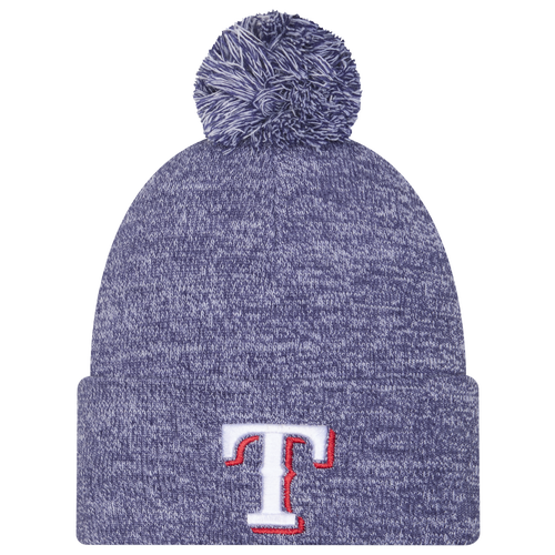 New Era Womens Texas Rangers Rangers Marl Pom Knit - Adult - Navy