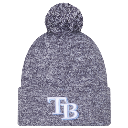 New Era Tampa Bay Rays  Rays Marl Pom Knit In Blue