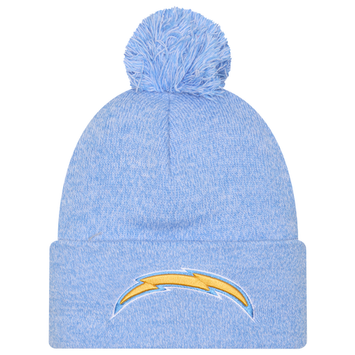 New Era Los Angeles Chargers  Chargers Marl Pom Knit In Blue