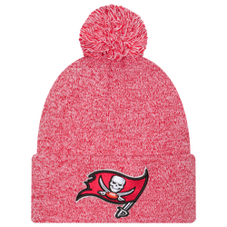 Adult - New Era Buccaneers Marl Pom Knit - Red