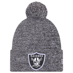 Adult - New Era Raiders Marl Pom Knit - Black