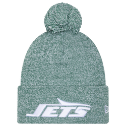 Adult - New Era Jets Marl Pom Knit - Green