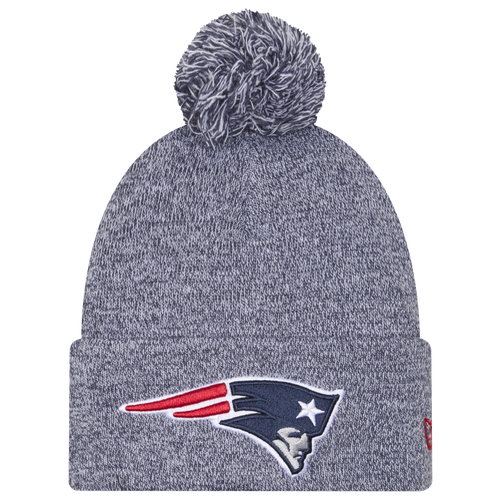 New Era New England Patriots  Patriots Marl Pom Knit In Blue