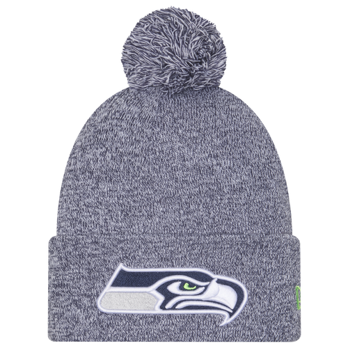 New Era Womens Seattle Seahawks Seahawks Marl Pom Knit - Adult - Navy
