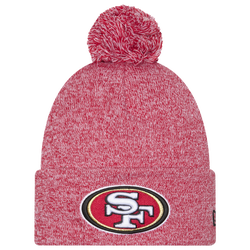 Adult - New Era 49ers Marl Pom Knit - Red