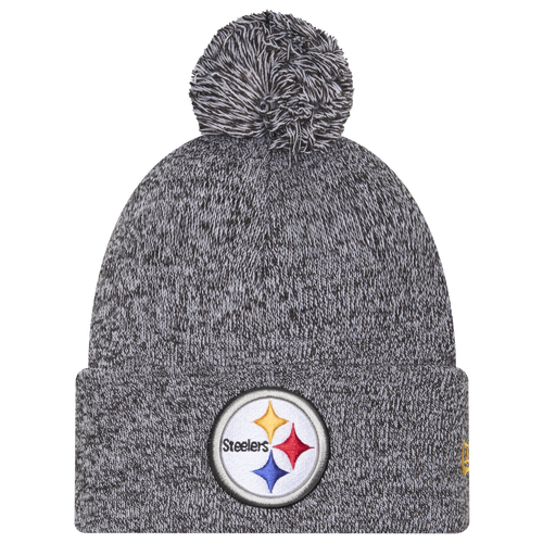 New Era Pittsburgh Steelers  Steelers Marl Pom Knit In Gray