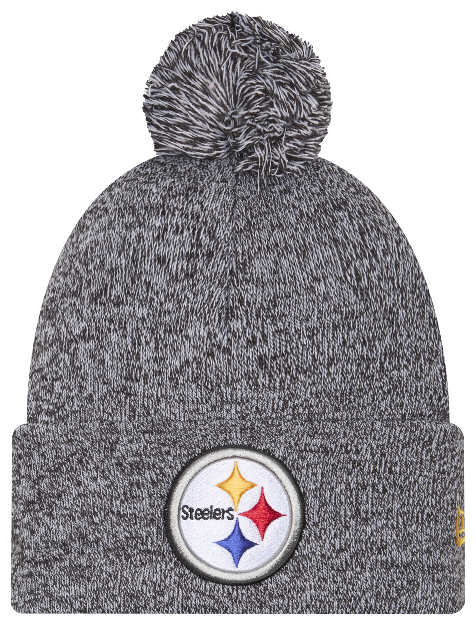 New Era Steelers Marl Pom Knit - Adult