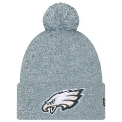 Adult - New Era Eagles Marl Pom Knit - Green