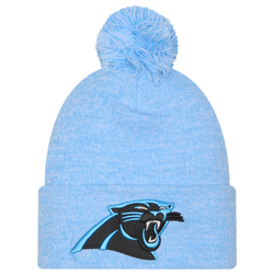 Adult - New Era Panthers Marl Pom Knit - Blue