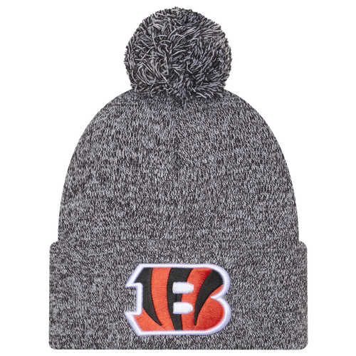 New Era Cincinnati Bengals  Bengals Marl Pom Knit In Black
