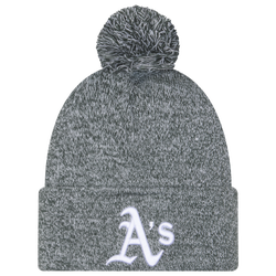 Adult - New Era A's Marl Pom Knit - Green