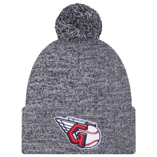 New Era Cleveland Guardians  Guardians Marl Pom Knit In Blue
