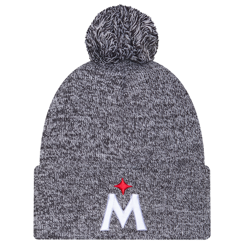 New Era Minnesota Twins  Twins Marl Pom Knit In Gray