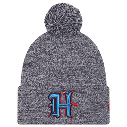 Adult - New Era Texans Marl Pom Knit - Navy