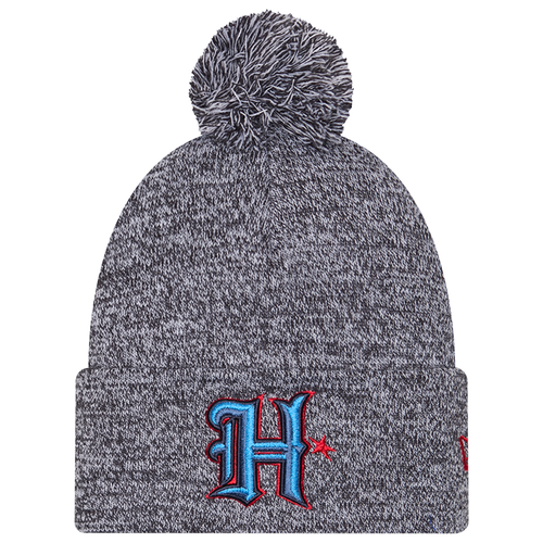 New Era Houston Texans  Texans Marl Pom Knit In Gray