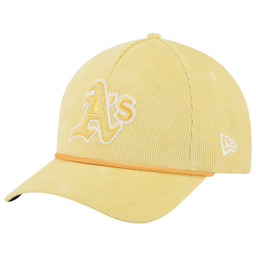 MENS - New Era A's 9FORTY MC A-Frame Cord Cap - Yellow