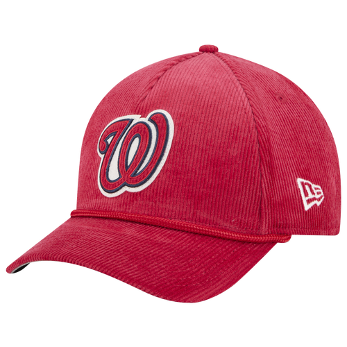 MENS - New Era Nationals 9FORTY MC A-Frame Cord Cap - Red