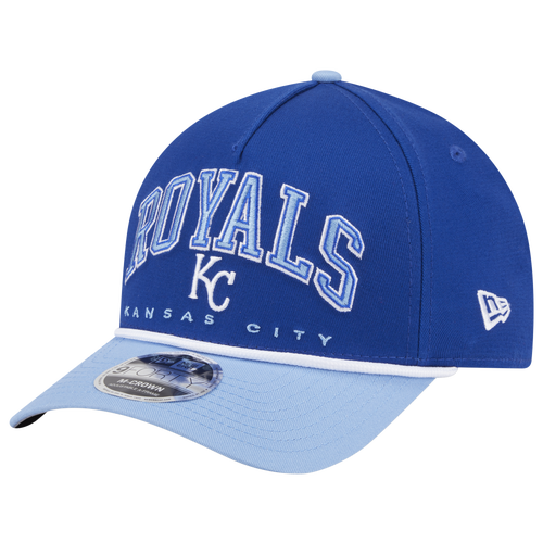 MENS - New Era Royals 9FORTY MC A-Frame Arch Cap - Blue