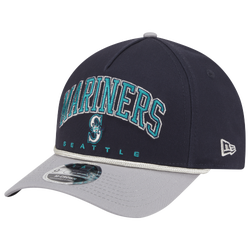 Men's - New Era Mariners 9FORTY MC A-Frame Arch Cap - Navy