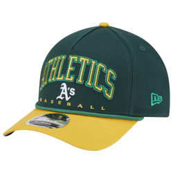 Men's - New Era A's 9FORTY MC A-Frame Arch Cap - Green