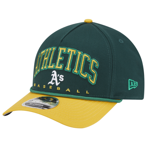 MENS - New Era A's 9FORTY MC A-Frame Arch Cap - Green
