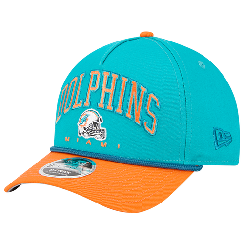 ADULT - New Era Dolphins 9Forty A-Frame Arch 25187 Cap - Multi/Teal