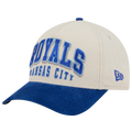New Era Royals 9FORTY MC A-Frame 2T Sided Cap - New Era Multi/Tan