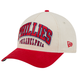 Men's - New Era Phillies 9FORTY MC A-Frame 2T Sided Cap - Tan/Multi