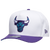New Era Bulls 9FIFTY A-Frame Retro 4 Cap - Adult Purple/White