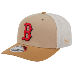 Men's - New Era Red Sox 9SEVENTY SS 2T Trucker - Tan/Multi