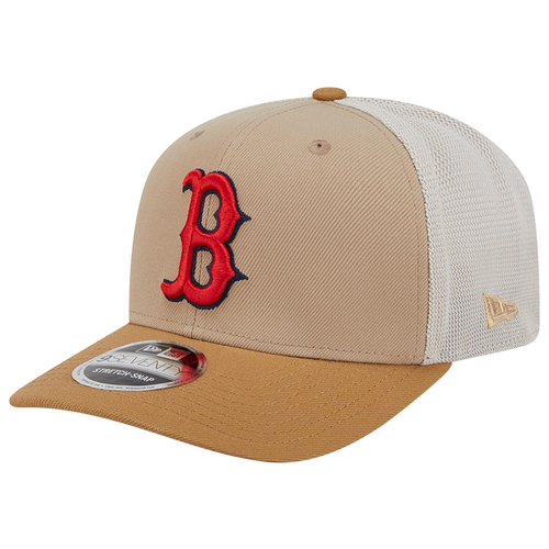 MENS - New Era Red Sox 9SEVENTY SS 2T Trucker - Tan/Multi
