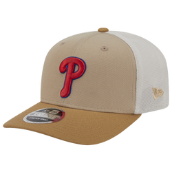 Men's - New Era Phillies 9SEVENTY SS 2T Trucker - Tan/Multi