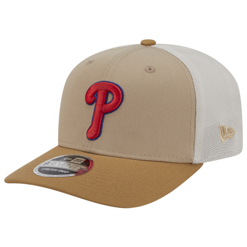 MENS - New Era Phillies 9SEVENTY SS 2T Trucker - Tan/Multi