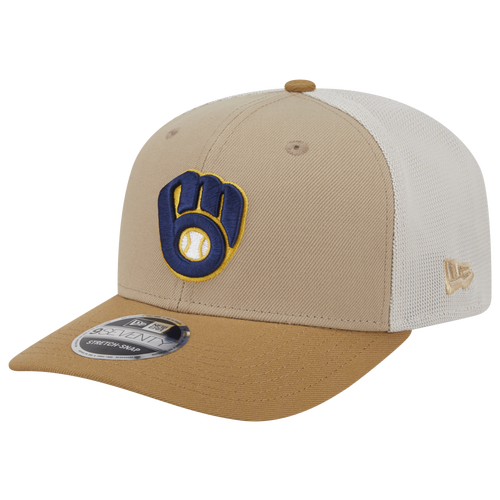 MENS - New Era Brewers 9SEVENTY SS 2T Trucker - Tan/Multi