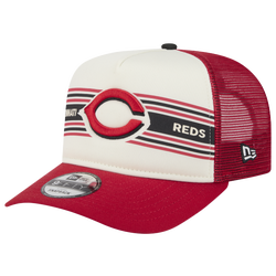 Men's - New Era Reds 9FIFTY A-Frame Banner Cap - Tan/Multi