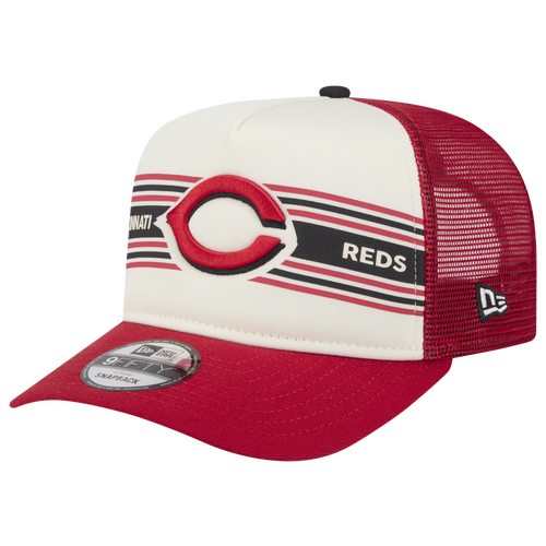  - New Era Reds 9FIFTY A-Frame Banner Cap - Tan/Multi